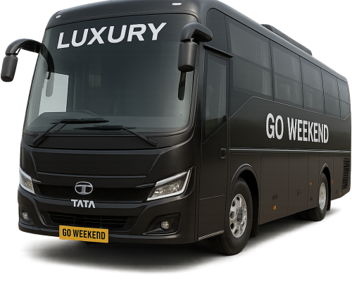 Luxury Tata Sleeper & Seater Bus PNG